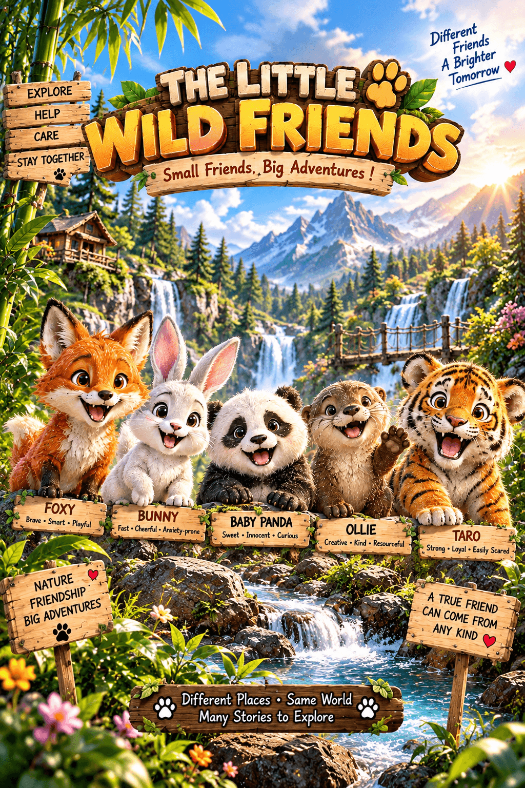 THE LITTLE WILD FRIENDS — SMALL FRIENDS, BIG ADVENTURES!